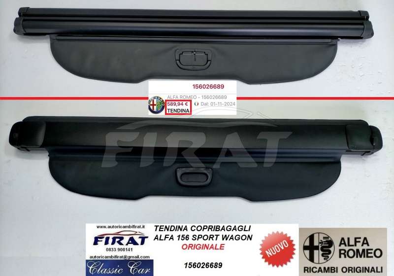 TENDINA COPRIBAGAGLI ALFA 156 SPORT WAGON (156026689)